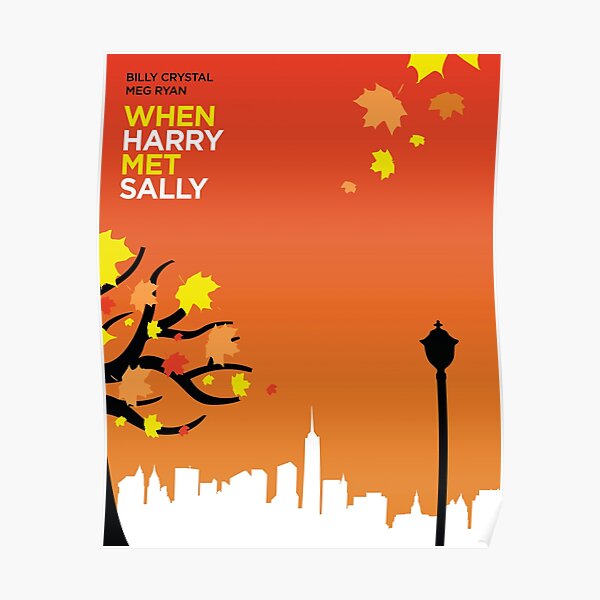 When Harry Met Sally // Minimalist Art Poster