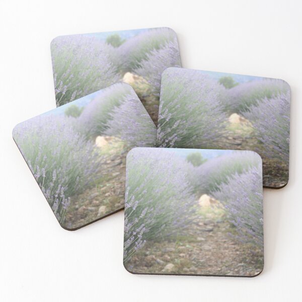 Item preview, The Path Through Lavender Landscape Photograph designed and sold by taiche.