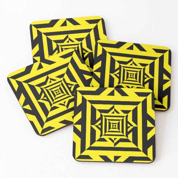 Item preview, Black and Yellow Pattern designed and sold by Nisi The Artist.