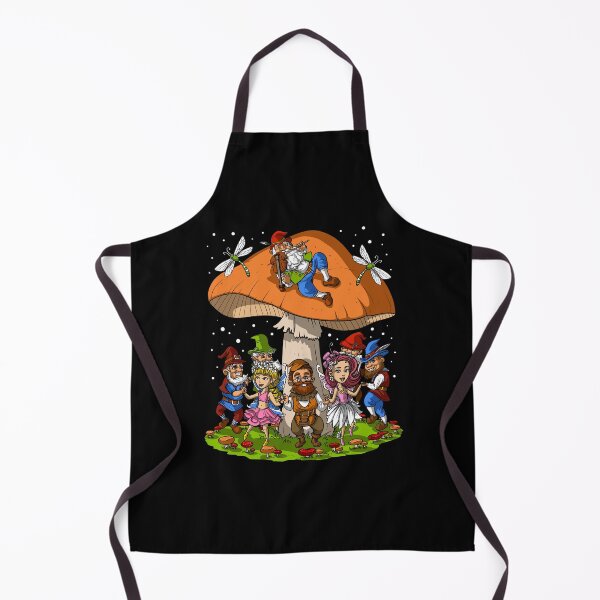 Item preview, Cottagecore Mushroom Gnomes designed and sold by Nikolay Lachezarov Todorov.