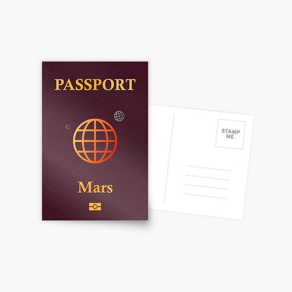 Item preview, Passport - Mars - Red designed and sold by jc007.