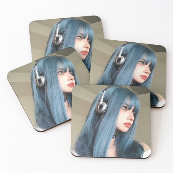 Item preview, Blue world and headphones designed and sold by emoartwork.