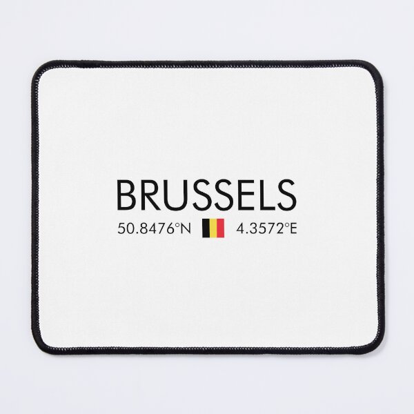 Item preview, Belgium - Brussels City Coordinates designed and sold by n0madd.