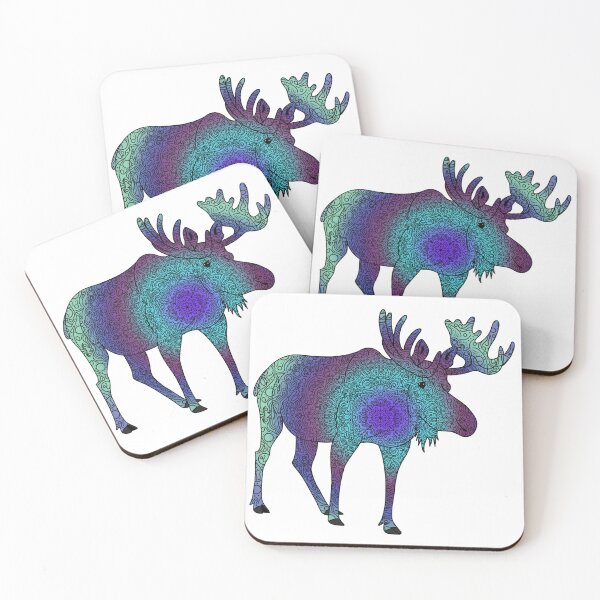 Item preview, Zentangle Moose designed and sold by Leah Haas.