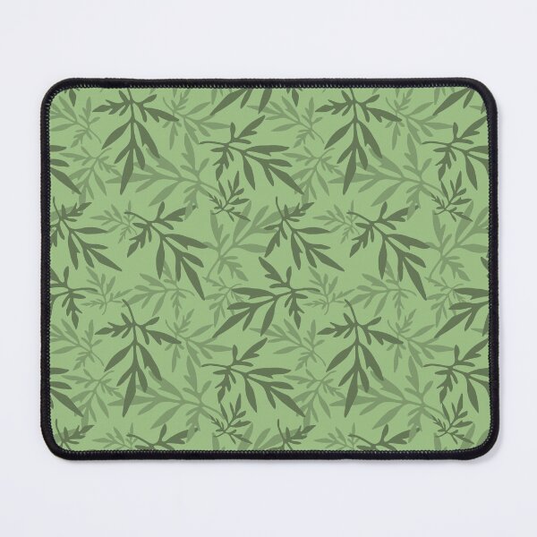 Item preview, Tossed Cosmos Leaves on Soft Green Repeat 5748 designed and sold by Art in My Loft.