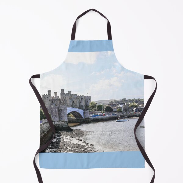 Item preview, Conwy Castle And Conwy Harbor Panorama designed and sold by Paul Thompson Photography.