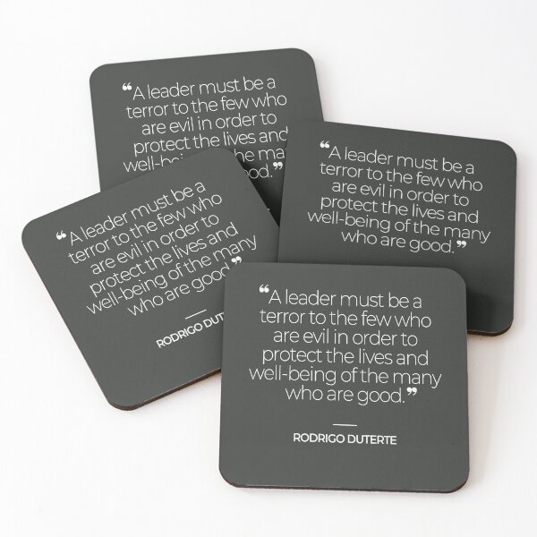 Item preview, Rodrigo Duterte Quotes designed and sold by TonsPOD.