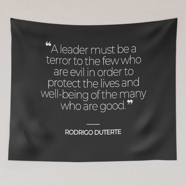 Item preview, Rodrigo Duterte Quotes designed and sold by TonsPOD.