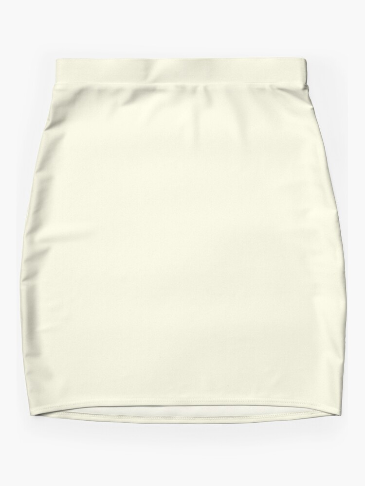 Vanilla (Cream/White) Color  Mini Skirt for Sale by quarantine81