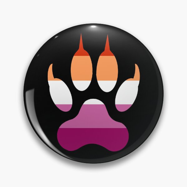 Item preview, Wolf Paw Lesbian Pride designed and sold by MMwolfdogden.