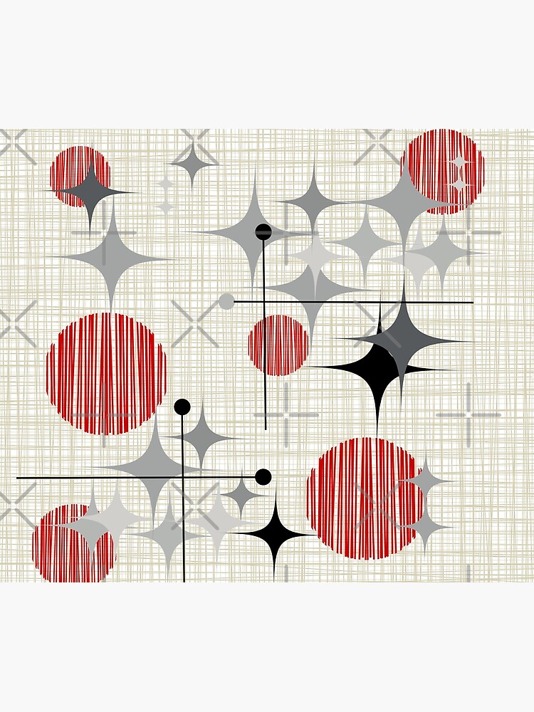 Eames Era Starbursts and Globes 2 (Bkgrnd) by Makanahele