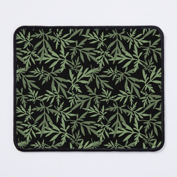 Item preview, Tossed Cosmos Leaves on Black Repeat 5748 designed and sold by Art in My Loft.