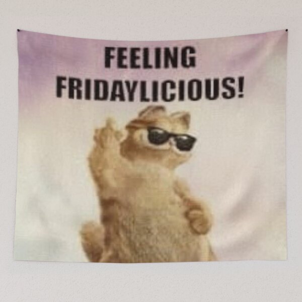 Item preview, GARFIELD: FEELING FRIDAYLICIOUS!  designed and sold by ginasmerch.