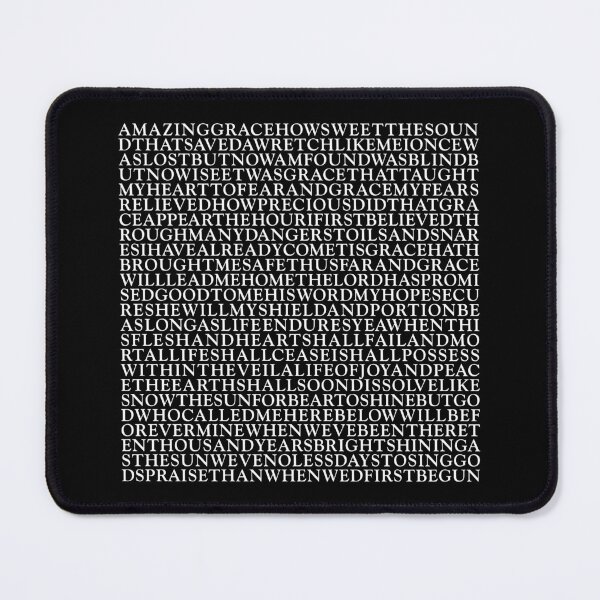 Item preview, Amazing Grace - John Newton (lyrics) v.7 designed and sold by x1brett.