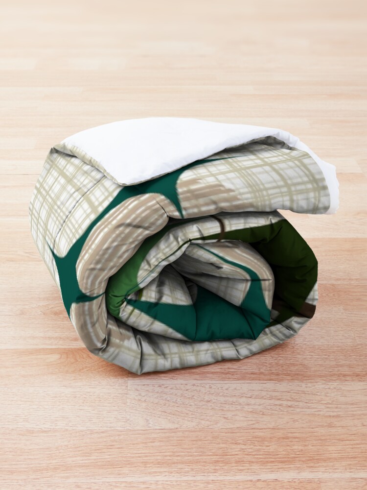 Alternate view of Eames Era Starbursts and Globes 1 (bkgrnd) Comforter