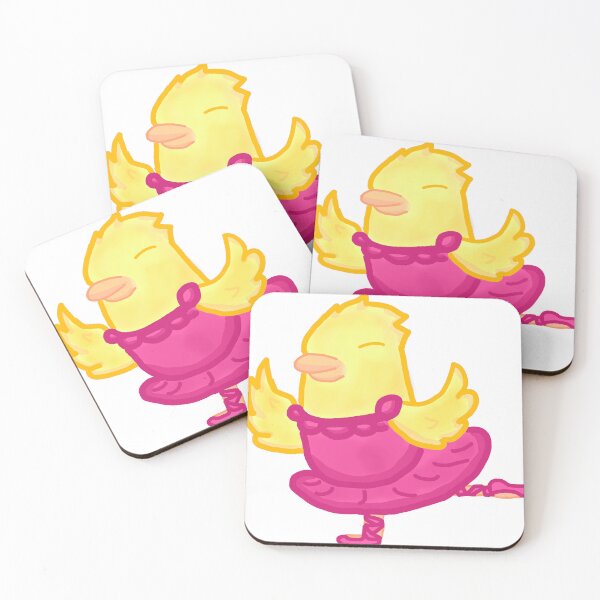 Item preview, cute ballerina duckling (no background) designed and sold by CutiePlushArt.