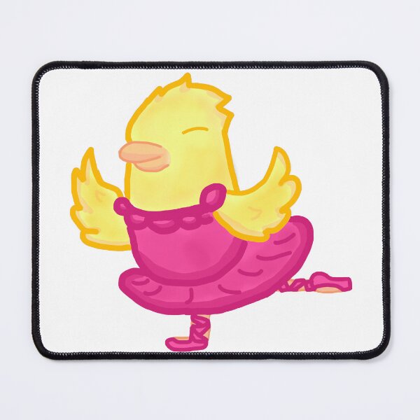 Item preview, cute ballerina duckling (no background) designed and sold by CutiePlushArt.