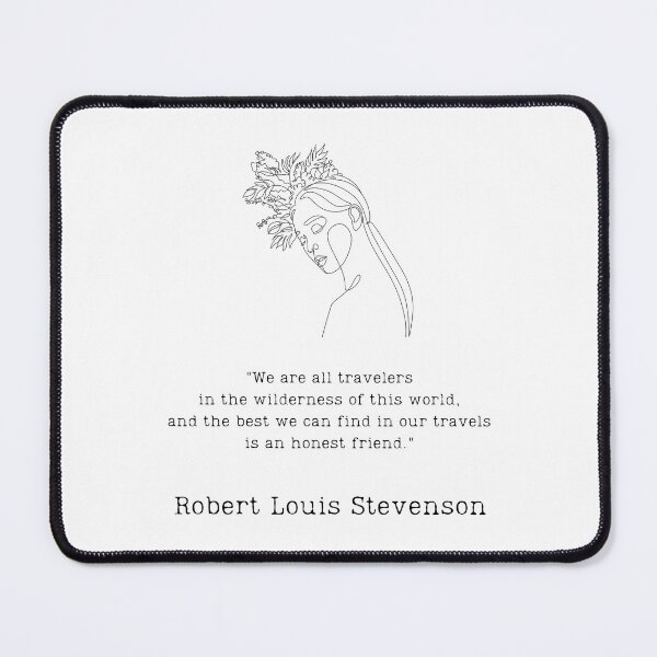 Item preview, "An honest friend" - Robert L. Stevenson designed and sold by BookberryGarden.