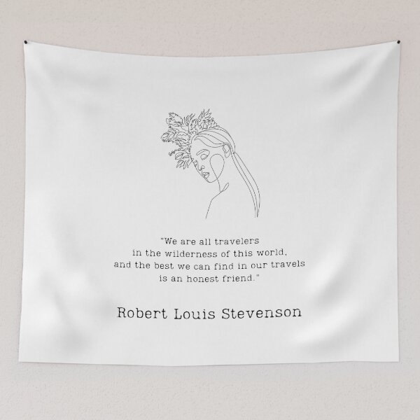 Item preview, "An honest friend" - Robert L. Stevenson designed and sold by BookberryGarden.