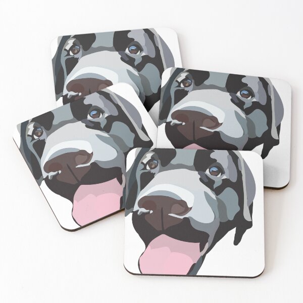 Item preview, Black Lab Happy Pup Dog Graphic designed and sold by sugar-snaps.