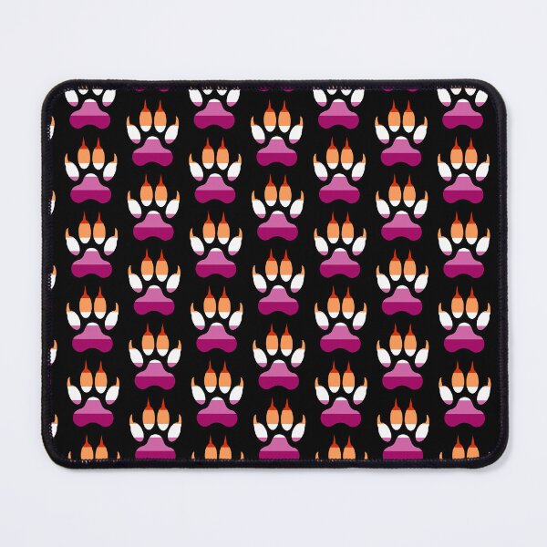 Item preview, Wolf Paw Lesbian Pride Background designed and sold by MMwolfdogden.