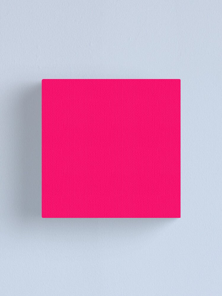 Hot Pink Color Canvas Print