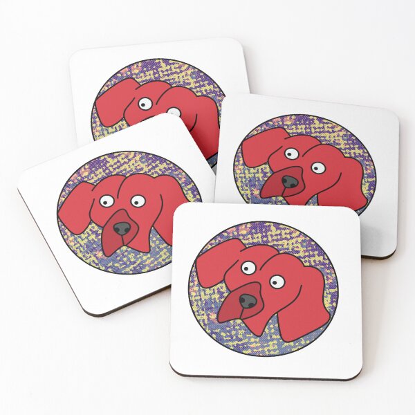 Item preview, red dog logo designed and sold by Leah Haas.