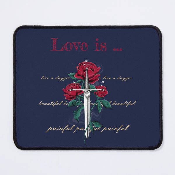Item preview, Love is... Rose and Dagger designed and sold by Rebel-Design.
