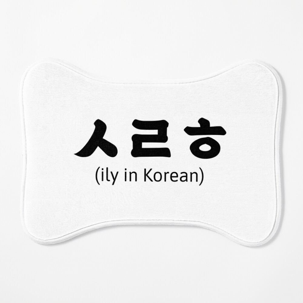 ㅅㄹㅎ ily in Korean Hangul - Saranghae