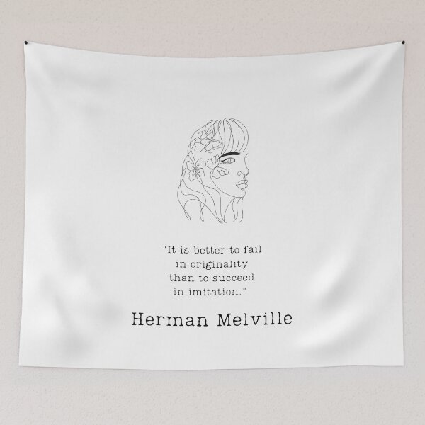 Item preview, "Originality" - Herman Melville designed and sold by BookberryGarden.