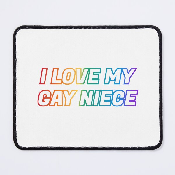 Item preview, I love my gay niece - Pride rainbow colors designed and sold by Inspirationmotivation.