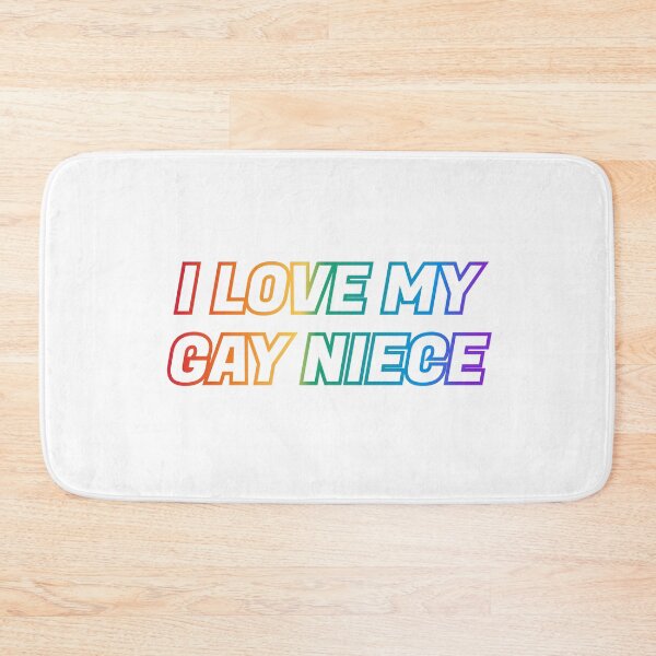 Item preview, I love my gay niece - Pride rainbow colors designed and sold by Inspirationmotivation.