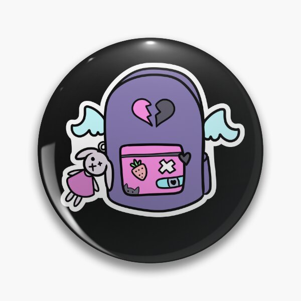 Item preview, Yami kawaii menhera rabbit bag design icon pattern designed and sold by dwotea.