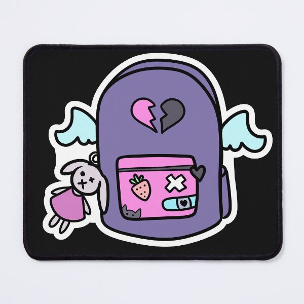 Item preview, Yami kawaii menhera rabbit bag design icon pattern designed and sold by dwotea.