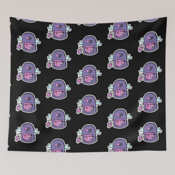 Item preview, Yami kawaii menhera rabbit bag design icon pattern designed and sold by dwotea.