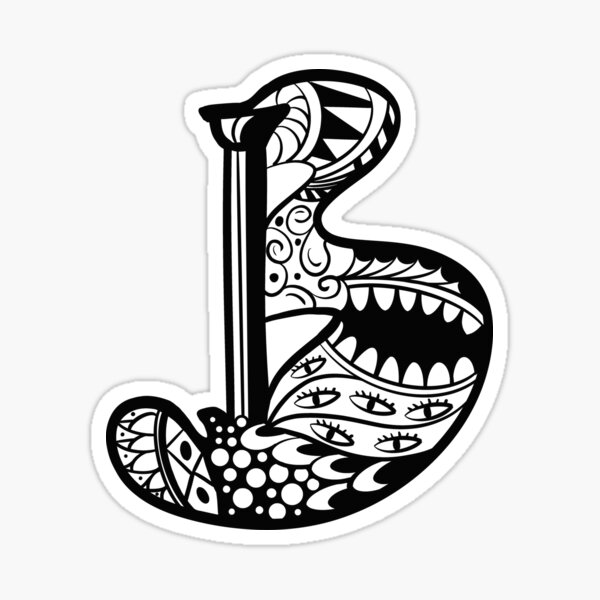 "Letter B Graffiti" Sticker For Sale By AnimePosterArt | Redbubble