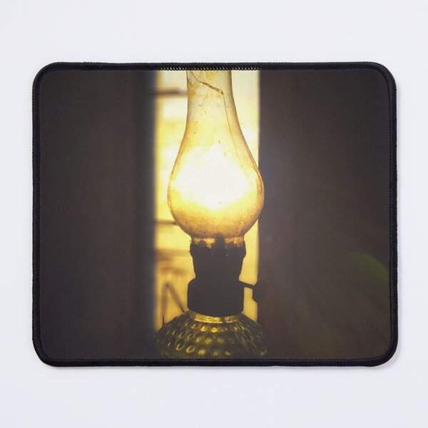 Item preview, Sunset Photography - golden hour through kerosene lamp designed and sold by SpiralStairShop.