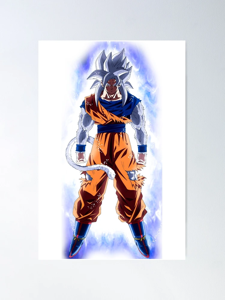 Dragon Ball Poster Goku Ultra Instinct Mastered 12x25 inches