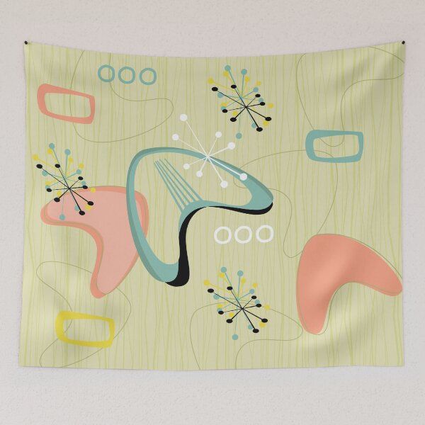 Item preview, Retro Eames-Era Atomic Inspired 4 designed and sold by Makanahele.