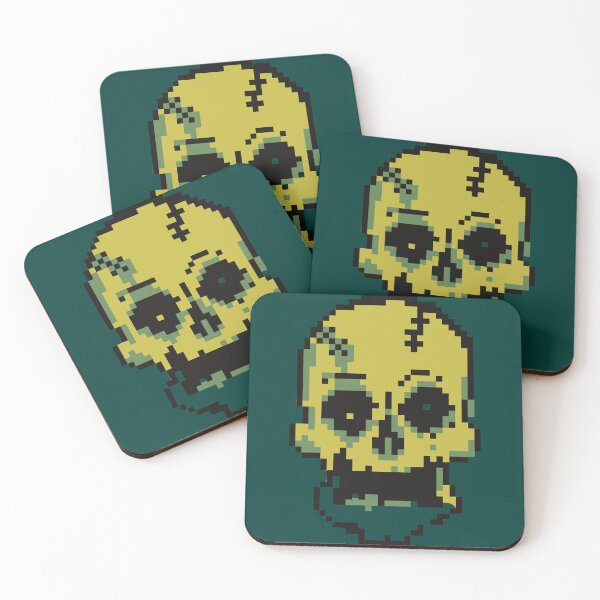 Item preview, skull pixel designed and sold by ParkerRoselyn.