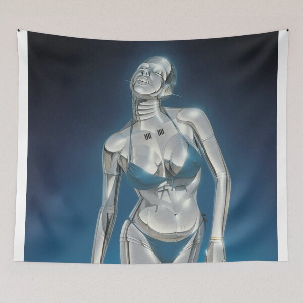 Item preview, Sexy robot hajime sorayama poster designed and sold by spencerlinds.