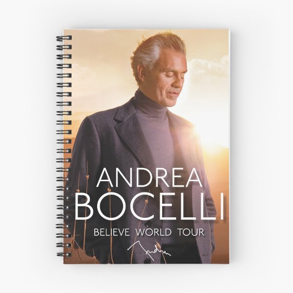Item preview, Andrea Bocelli Believe World Tour with Signature designed and sold by BryannaLaRussa.