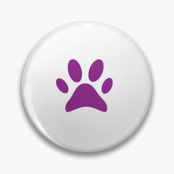 Item preview, Purple paw prints designed and sold by mcb-jp.