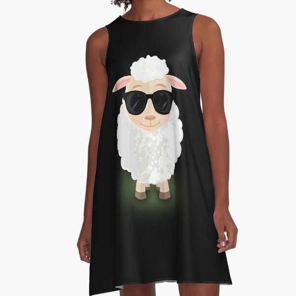 Cool Sheep A-Line Dress