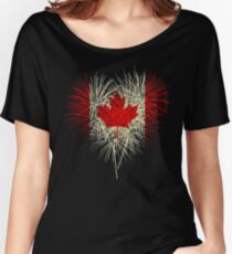 Canadian flag Women's Relaxed Fit T-Shirt