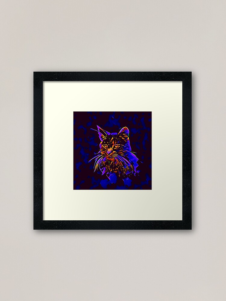 Alternate view of Cat Framed Art Print