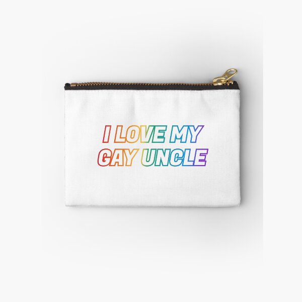 Item preview,  I love my gay uncle - Pride rainbow colors designed and sold by Inspirationmotivation.