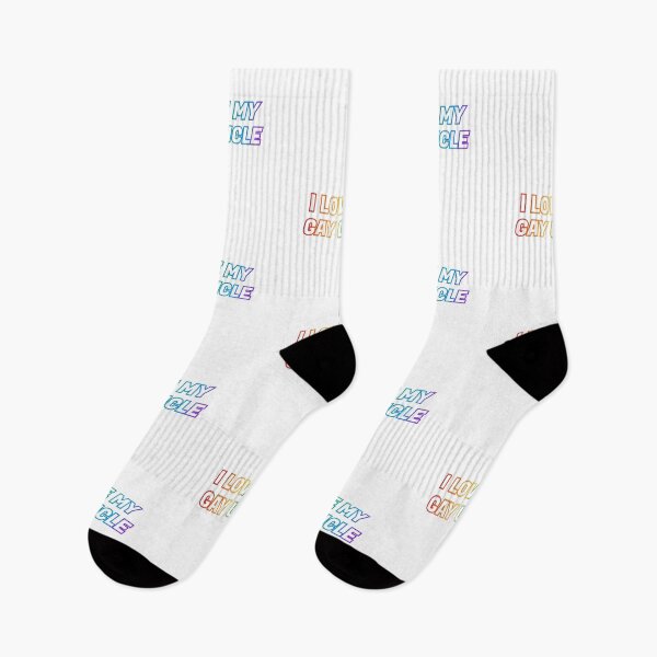 Item preview,  I love my gay uncle - Pride rainbow colors designed and sold by Inspirationmotivation.