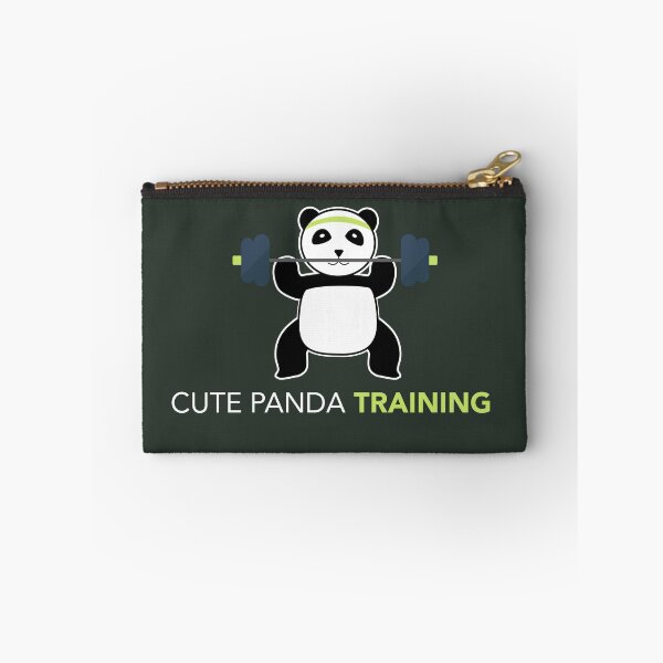 Item preview, Cute panda training - panda bear workout training funny designed and sold by swprintables.