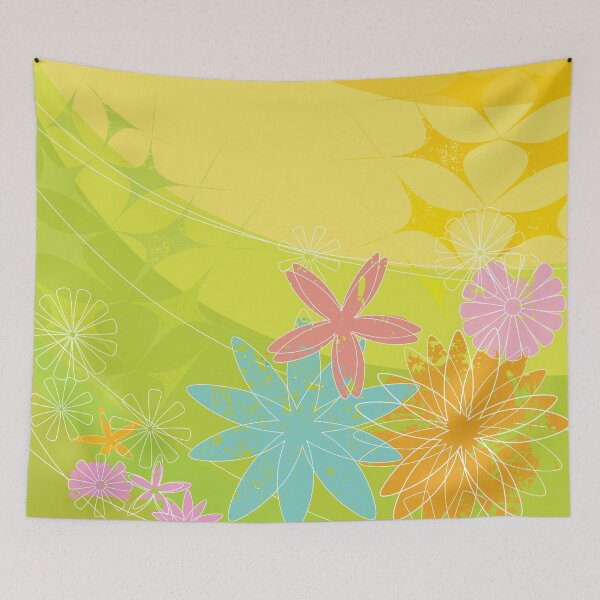 Item preview, Retro 60s Flower Powered Spring designed and sold by Makanahele.